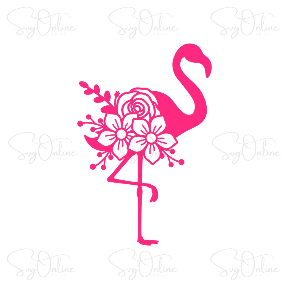 cute flamingo silhouette svg free download - Free SVG