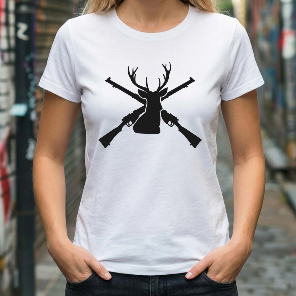 deer hunting svg tshirt mockup design - Free SVG