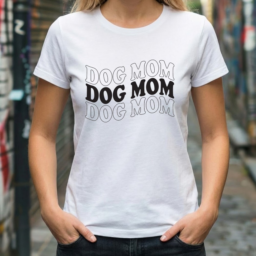 dog mama svg tee shirt mockup - Free SVG