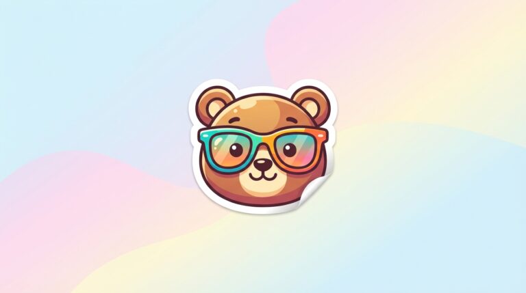 Free Bear SVG – Cool Sunglasses Design for Cricut & Silhouette (Commercial Use)