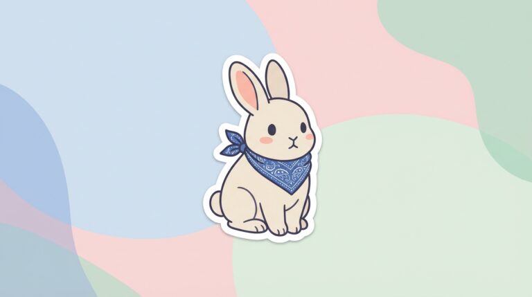 Free Bunny Bandana SVG – Cute Easter Design for Cricut & Silhouette