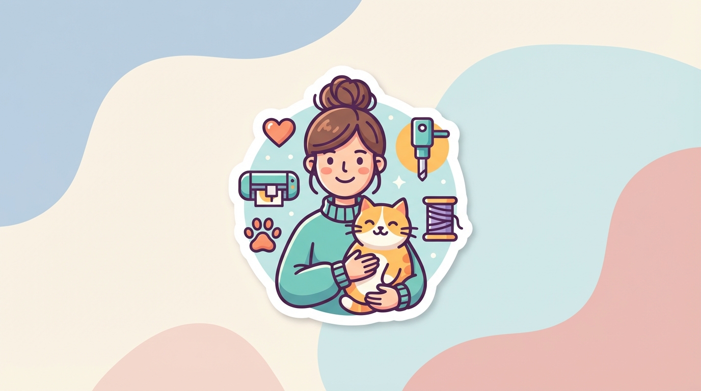 free cat mom svg cute fur mama design for cricut silhouette commercial use hero banner - Free SVG