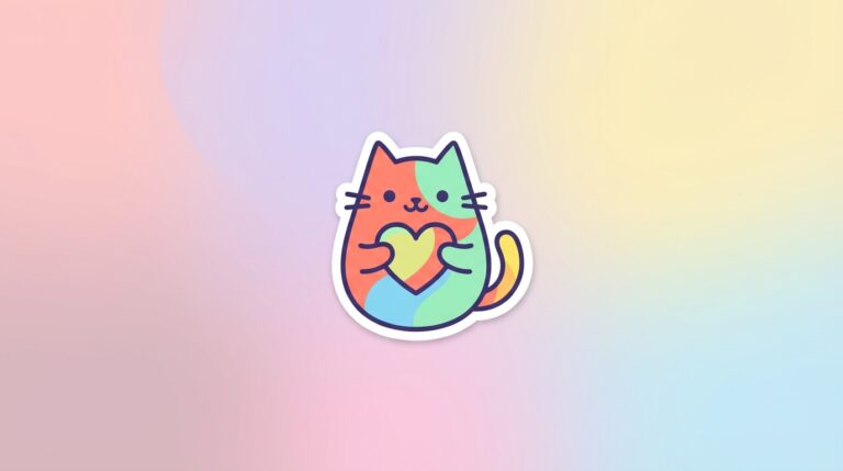 Free Cat with Heart SVG – Adorable Design for Cricut & Silhouette (Commercial Use)