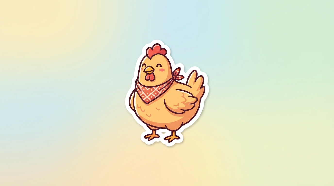 free chicken bandana svg adorable cut file for cricut silhouette hero banner - Free SVG