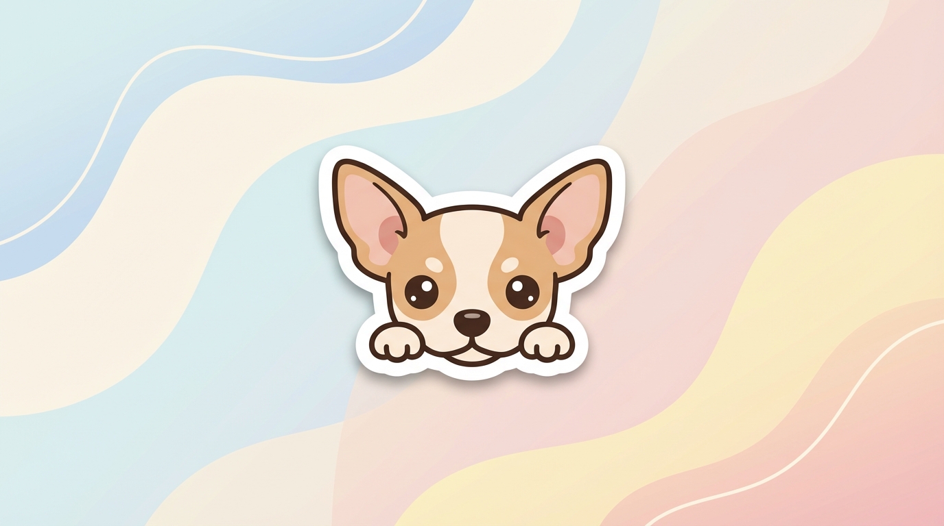 free chihuahua svg cute peeking dog design for cricut silhouette hero banner - Free SVG