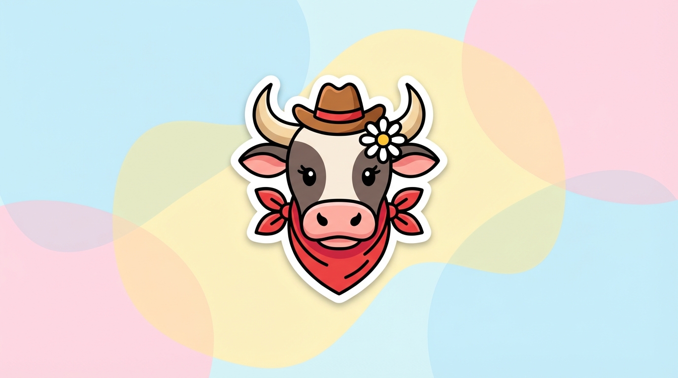 free cow face svg cute cowgirl design for cricut silhouette hero banner - Free SVG