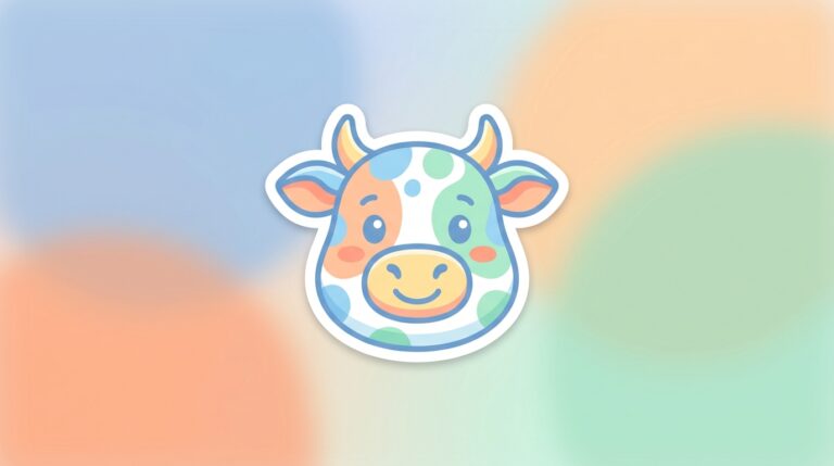 Free Cow SVG – Adorable Cartoon Design for Cricut & Silhouette (Commercial Use)