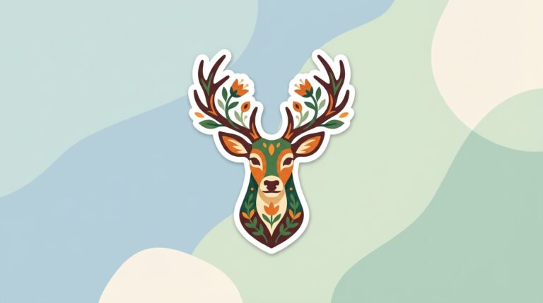 Free Deer Head SVG – Farmhouse Design for Cricut & Silhouette