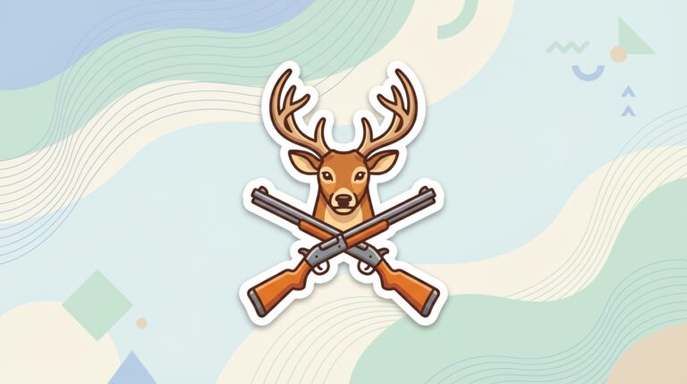 Free Deer Hunting SVG – Buck & Rifle Design for Cricut (Commercial Use)