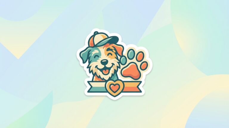 Free Dog Dad SVG – Mutt Dad with Paw Print Cut File for Cricut & Silhouette (Commercial Use)