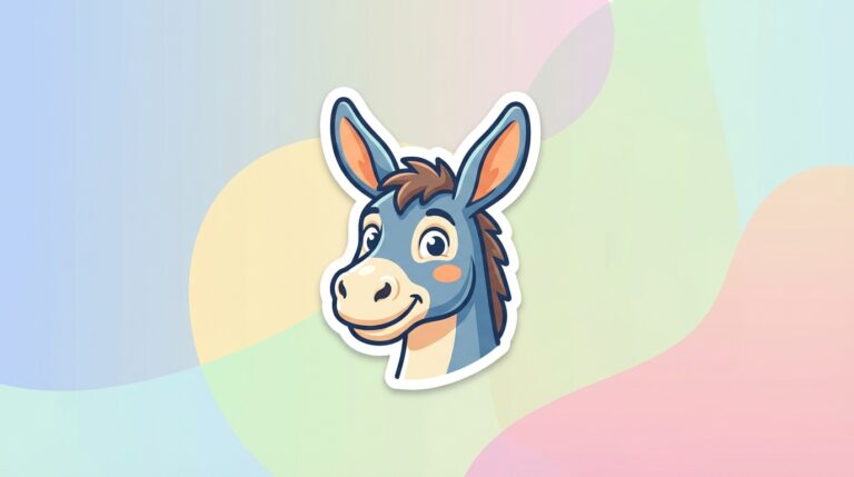 Free Donkey SVG – Smiling Donkey Head Cut File for Cricut & Silhouette (Commercial Use)