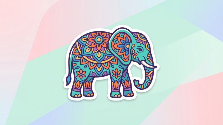 Free Elephant Mandala SVG – Intricate Design for Cricut & Silhouette (Commercial Use)