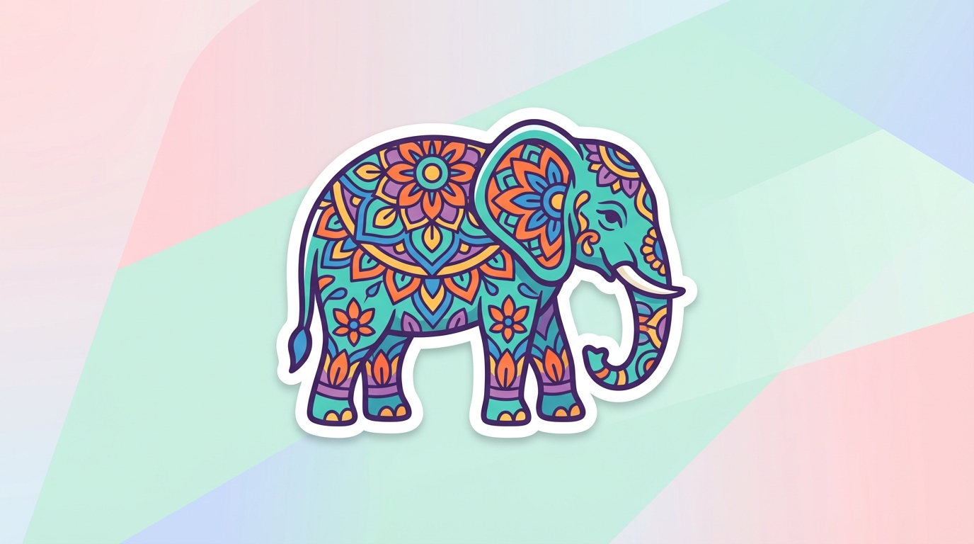 free elephant mandala svg intricate design for cricut silhouette commercial use hero banner - Free SVG