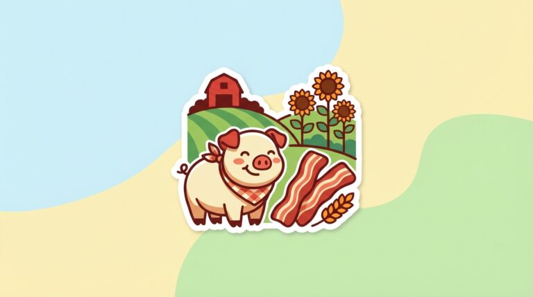 Free Farm Fresh Bacon SVG – Farmhouse Cut File for Cricut & Silhouette (Commercial Use)