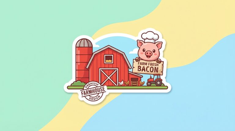 Free Farm Fresh Bacon SVG – Premium Farmhouse Design for Cricut & Silhouette (Commercial Use)