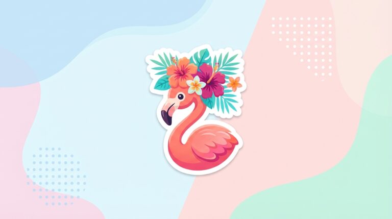 Free Flamingo SVG – Floral Crown Design for Cricut & Silhouette