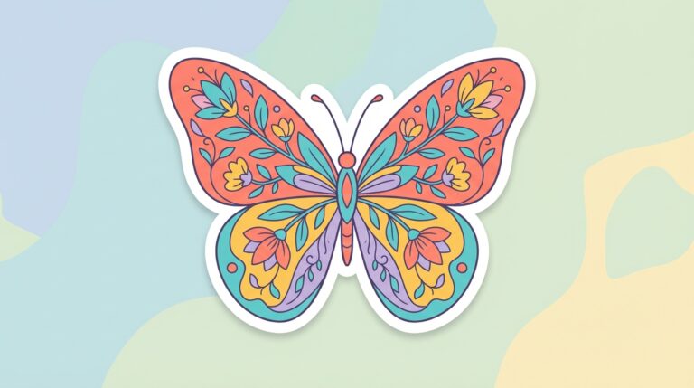 Free Floral Butterfly SVG – Beautiful Cut File for Cricut & Silhouette (Commercial Use)