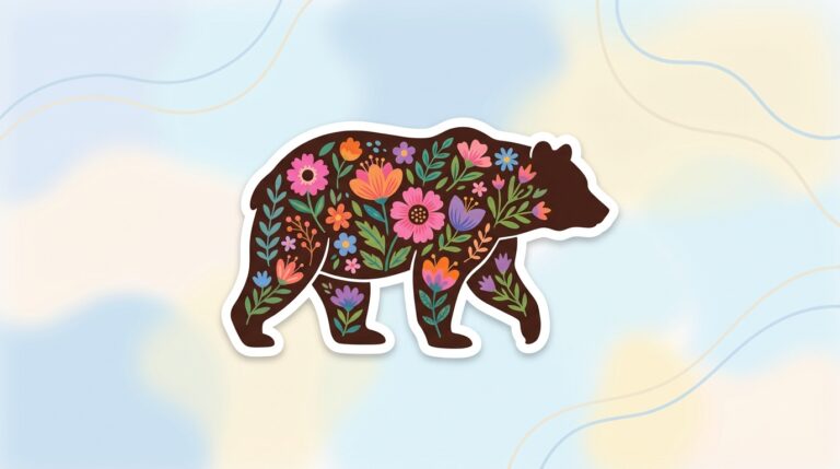 Free Floral Mama Bear SVG – Mother’s Day Cut File for Cricut & Silhouette
