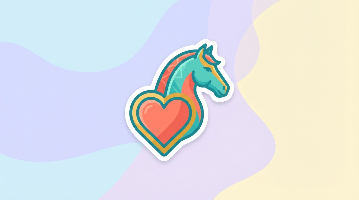 free horse heart svg premium design for cricut silhouette commercial use hero banner - Free SVG