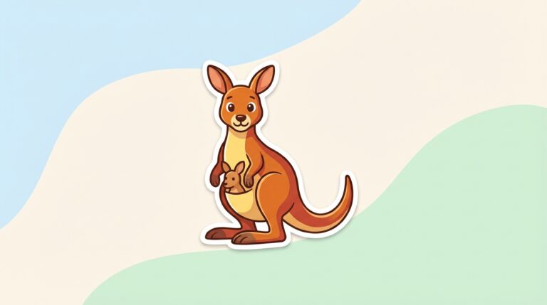 Free Kangaroo SVG – Australian Animal Cut File for Cricut & Silhouette (Commercial Use)