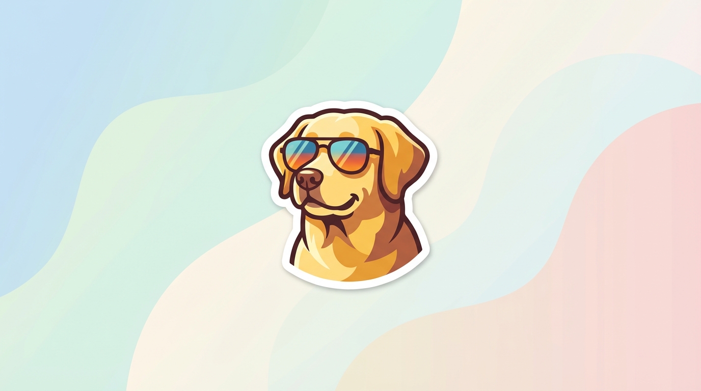 free labrador retriever svg cool dog with sunglasses cut file for cricut silhouette hero banner - Free SVG
