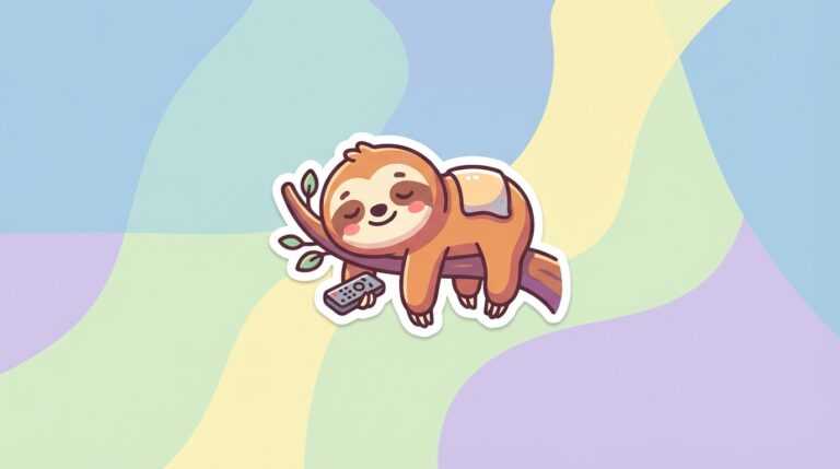 Free Lazy Sloth SVG – Just Do It Later Cut File for Cricut (Commercial Use)
