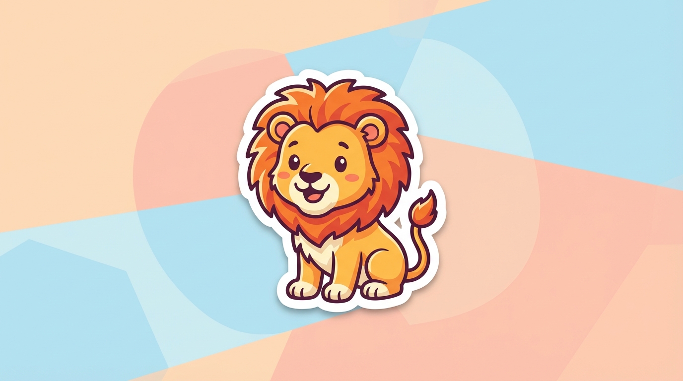 free lion svg cute baby lion cut file for cricut silhouette hero banner - Free SVG