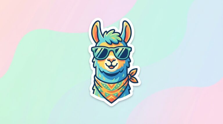 Free Llama SVG – Cool Sunglasses Design for Cricut & Silhouette