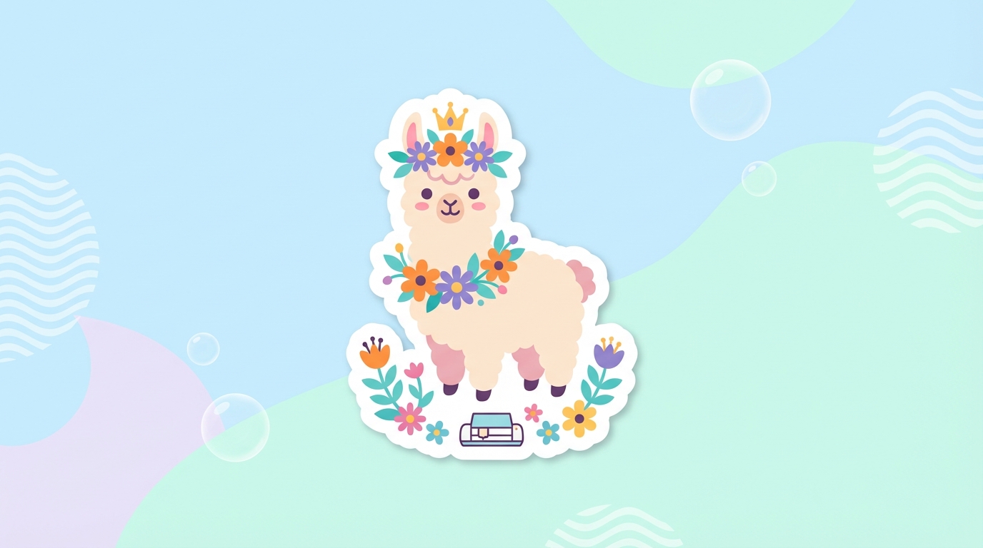 free llama svg floral design for cricut silhouette commercial use hero banner - Free SVG