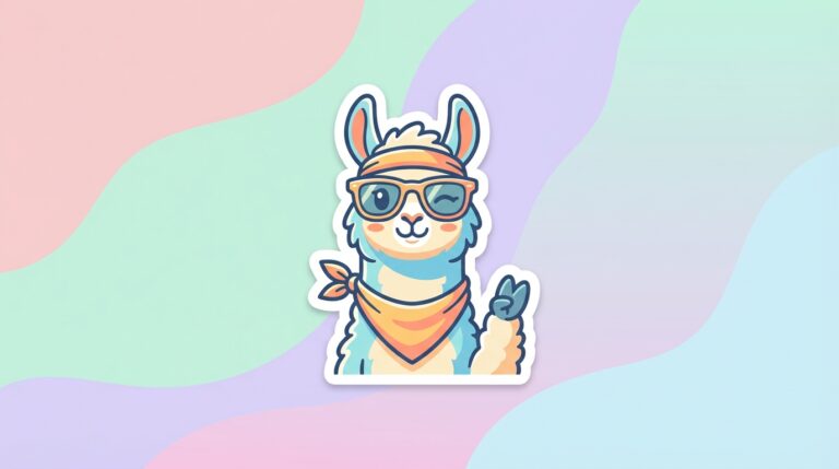 Free Llama SVG – Funny Design for Cricut & Silhouette (Commercial Use)