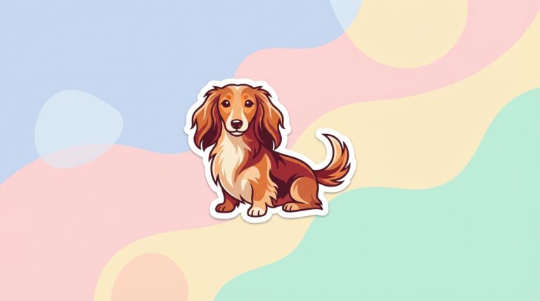 Free Long Haired Dachshund SVG – Detailed Cut File for Cricut & Silhouette (Commercial Use)