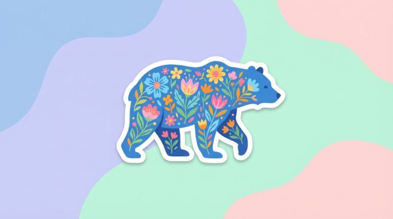 Free Mama Bear Floral SVG – Beautiful Cut File for Cricut & Silhouette (Commercial Use)