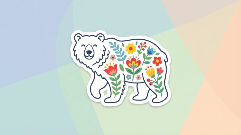 Free Mama Bear SVG – Floral Design for Cricut & Silhouette (Commercial Use)