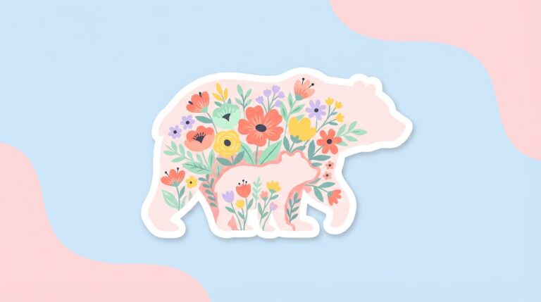 Free Mama Bear SVG – Floral Mom Design for Cricut & Silhouette