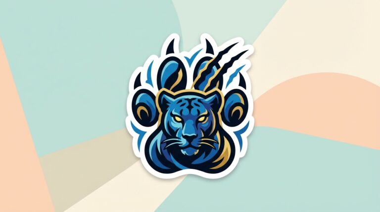 Free Panthers SVG – Pride Paw Design for Cricut & Silhouette