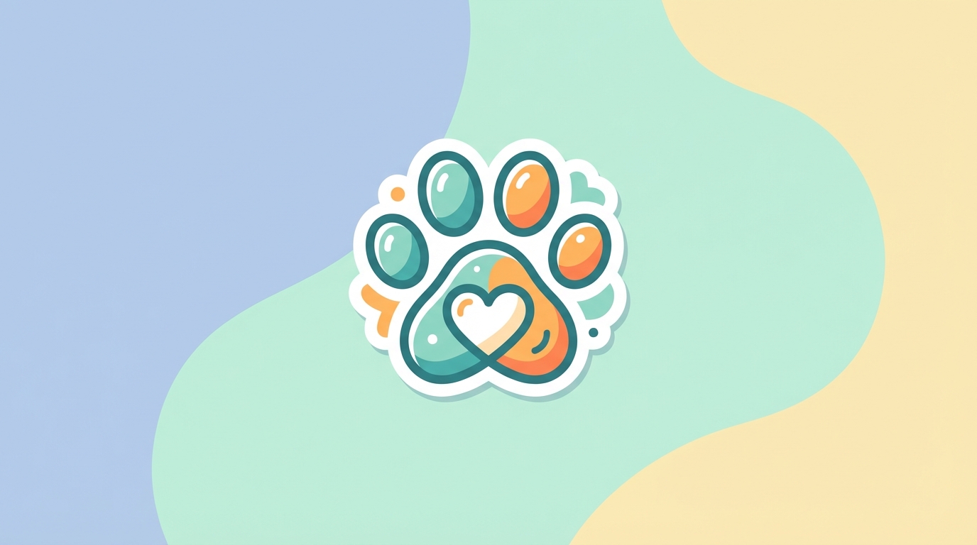 free paw print love svg dog lover design for cricut silhouette hero banner - Free SVG