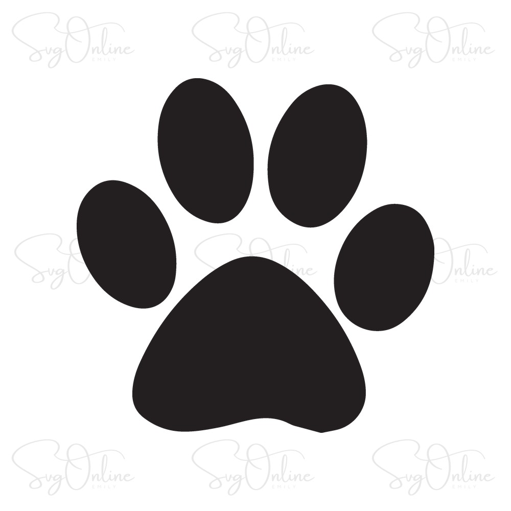 free pawprint svg dog cat paw animal design - Free SVG