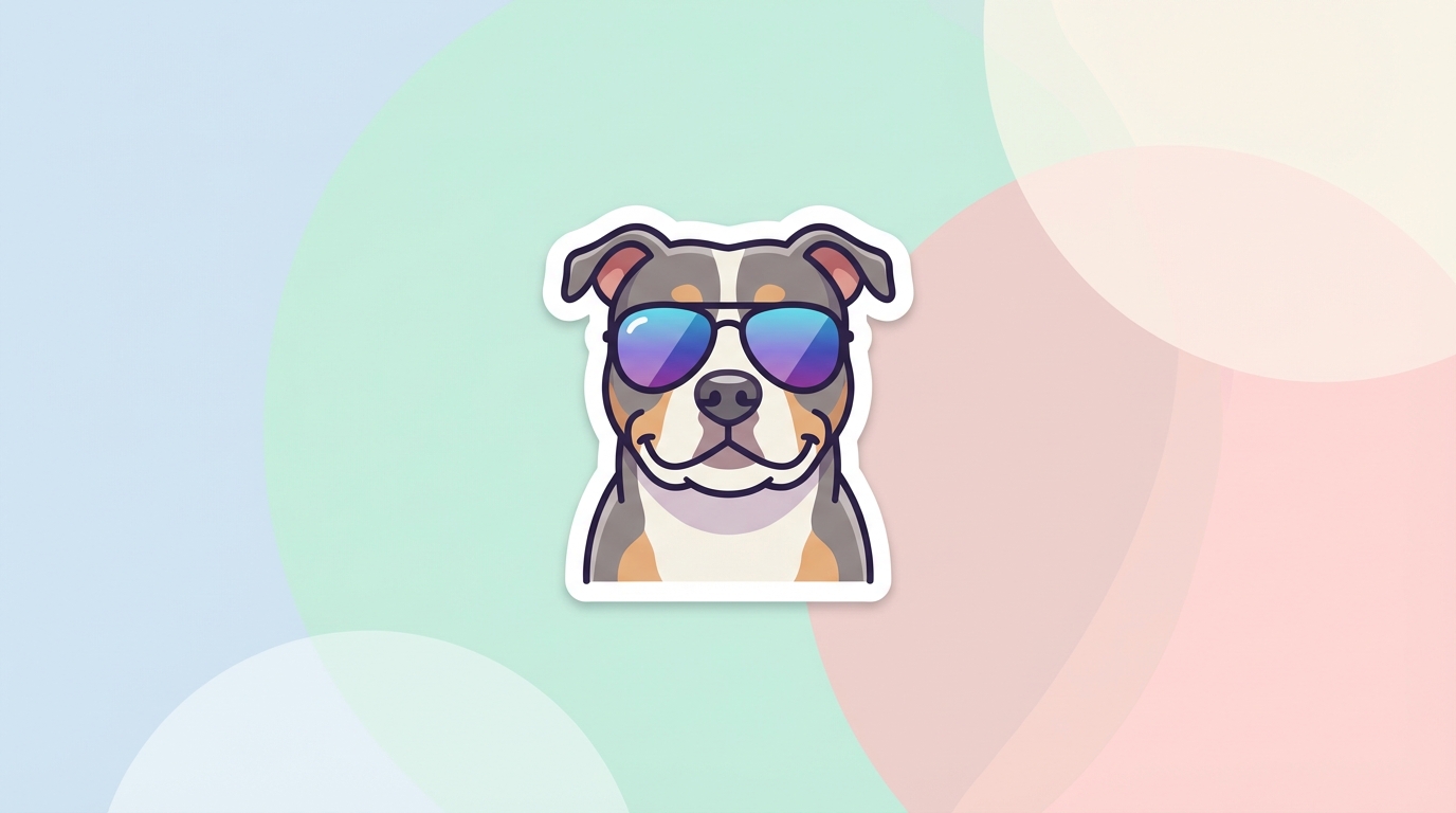 free pitbull svg cool dog with sunglasses design for cricut silhouette hero banner - Free SVG