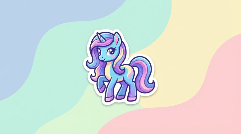 Free Pony SVG – Cute My Little Pony Design for Cricut & Silhouette