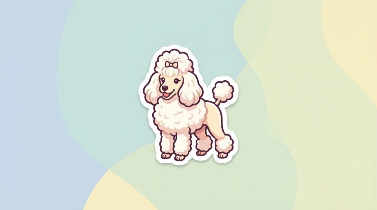 Free Poodle SVG – Premium Dog Breed Cut File for Cricut & Silhouette