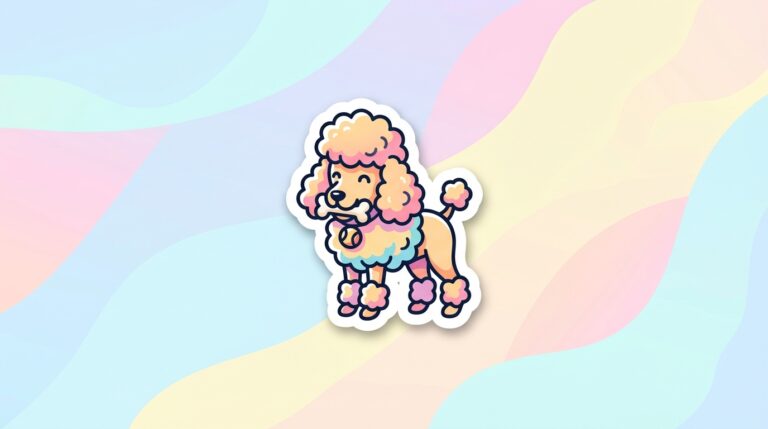 Free Poodle SVG – Premium Dog Cut File for Cricut & Silhouette