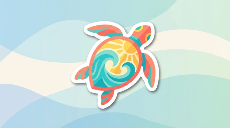 Free Sea Turtle SVG – Salty Soul Beach Design for Cricut & Silhouette