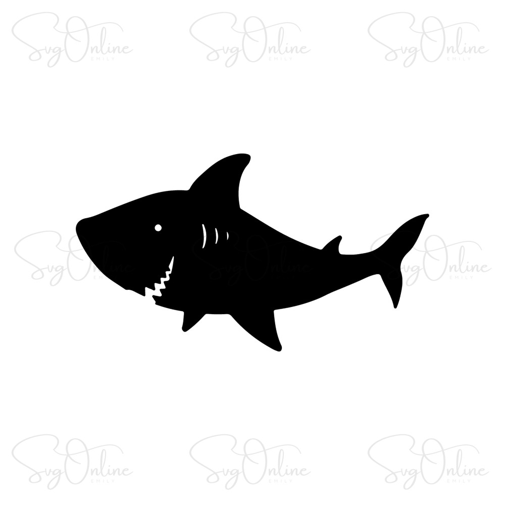 free shark svg cut file cricut silhouette design - Free SVG