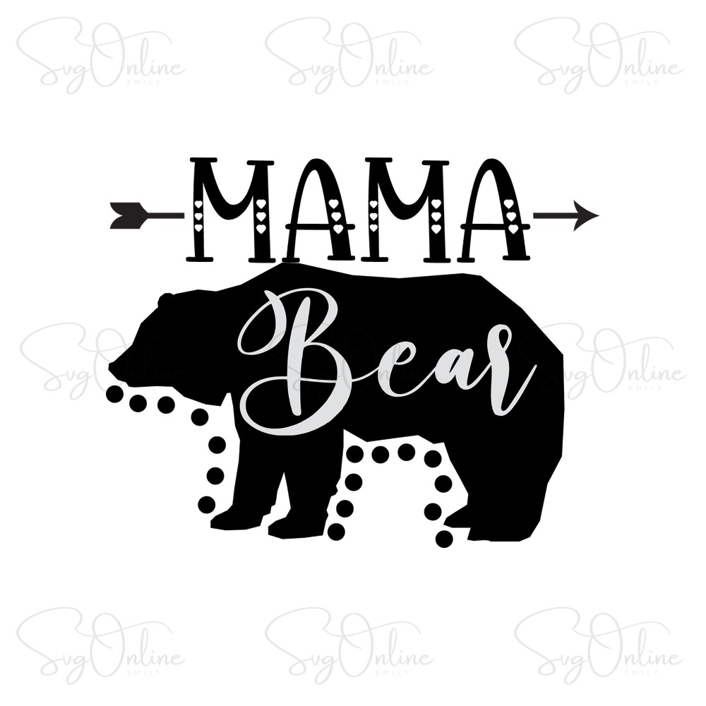 mama bear svg free download design - Free SVG
