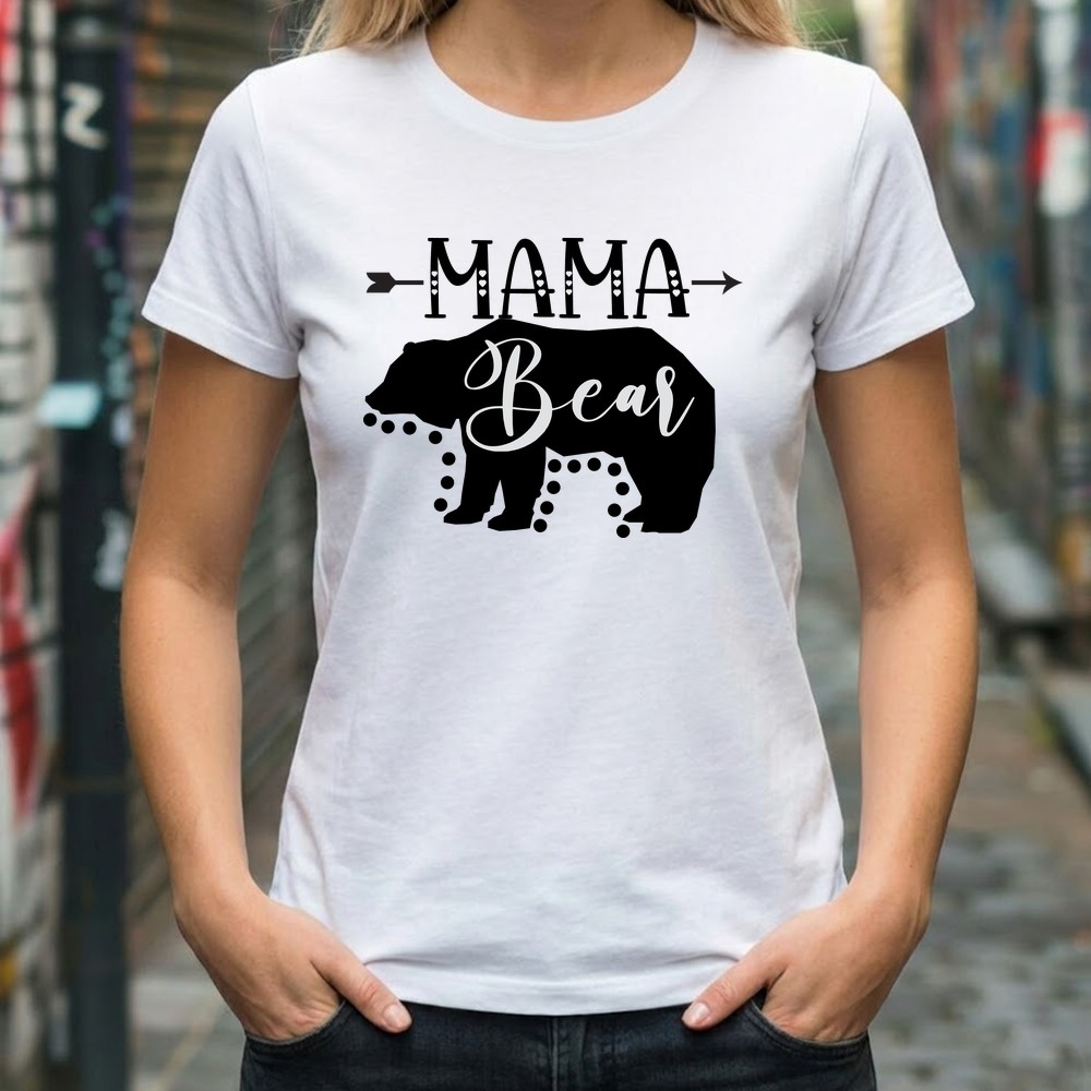 mama bear svg tshirt mockup design - Free SVG