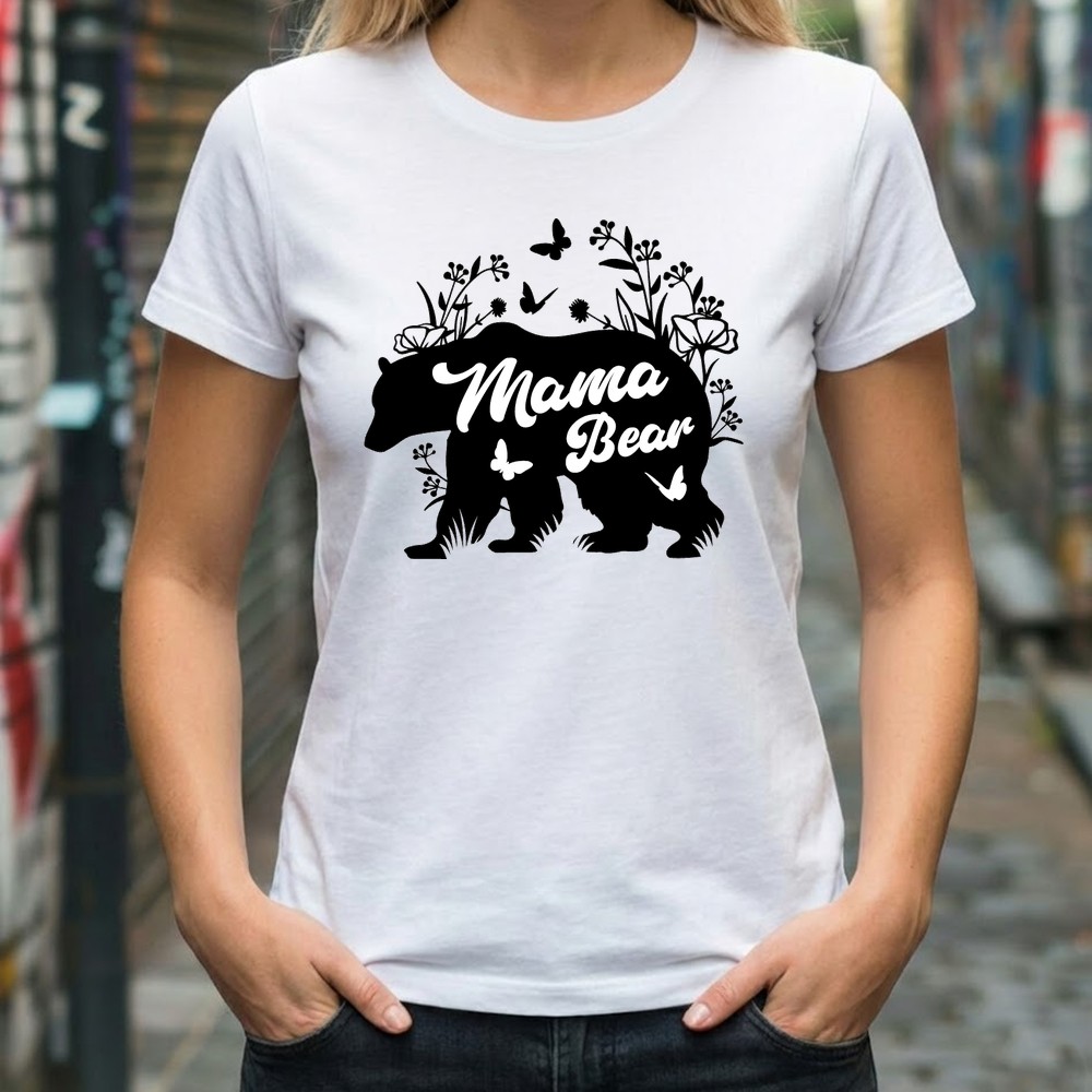 mama bear svg tshirt mockup mothers day design - Free SVG