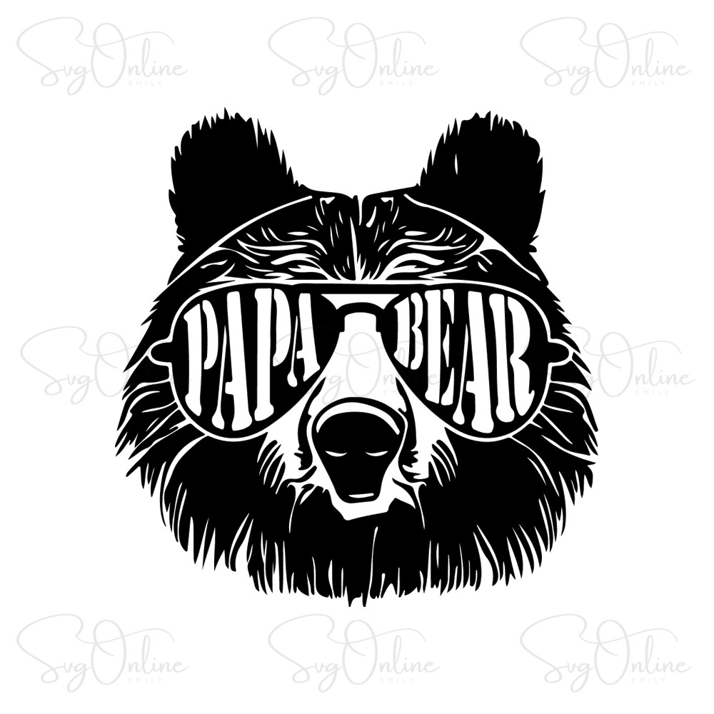 papa bear svg free download fathers day design - Free SVG