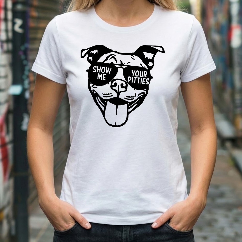 pitbull sunglasses svg tshirt mockup 1 - Free SVG